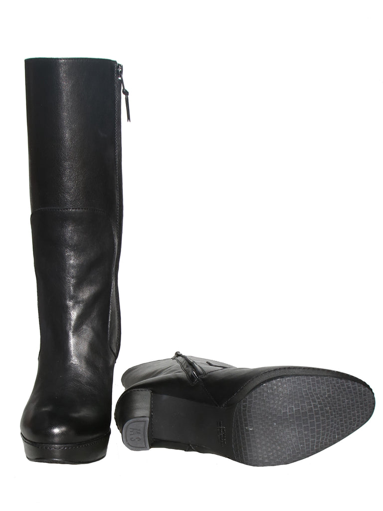 Stuart Weitzman Leather Mid-Calf Boots