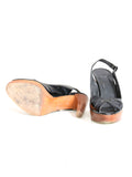 Patent Leather Slingback Sandals