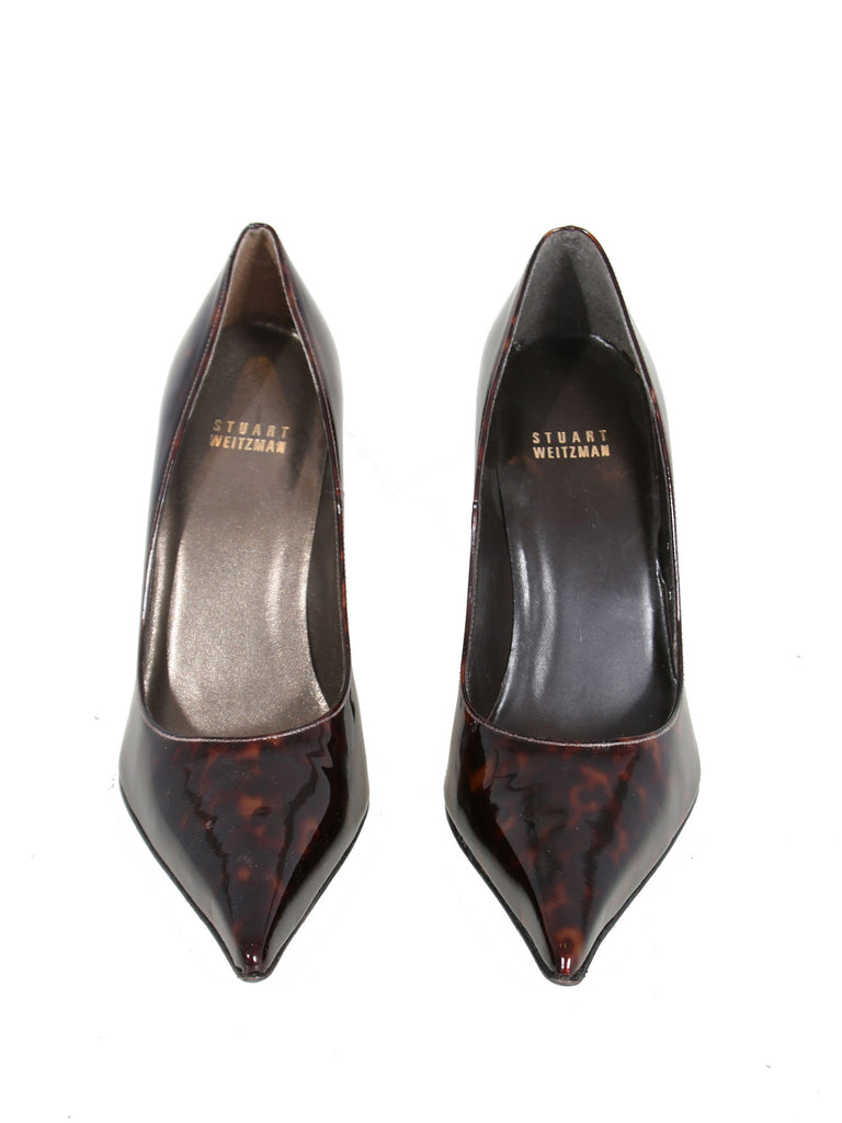Stuart Weitzman Patent Leather Pointed Pumps