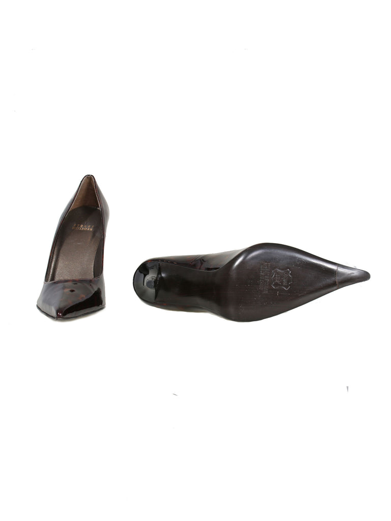 Stuart Weitzman Patent Leather Pointed Pumps