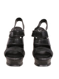 YSL Platform Slingback Sandals