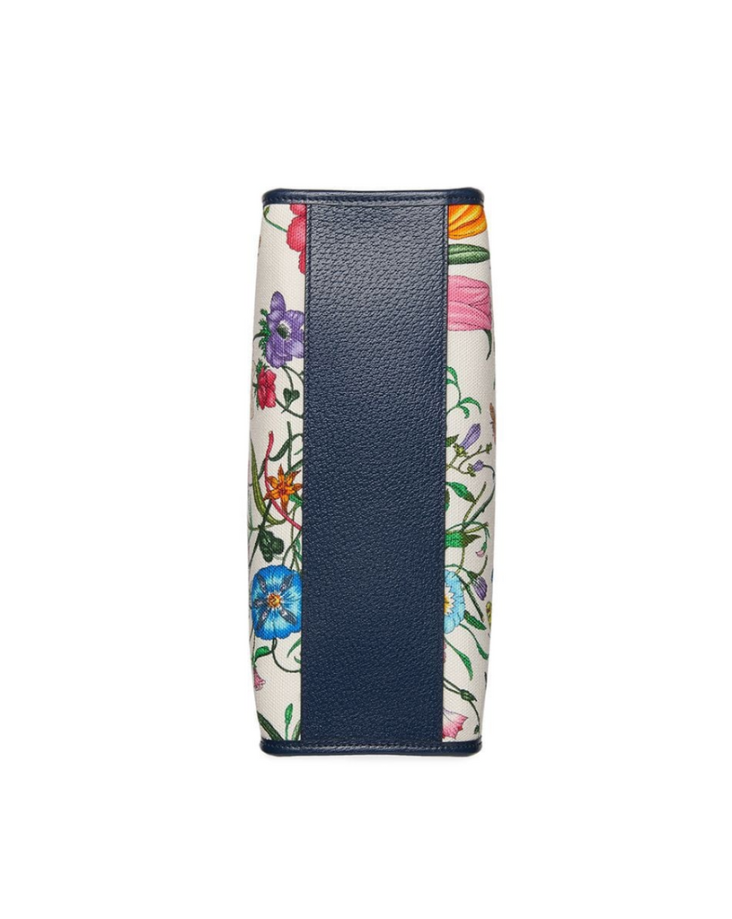 New Gucci Medium Flora Canvas Tote Bag