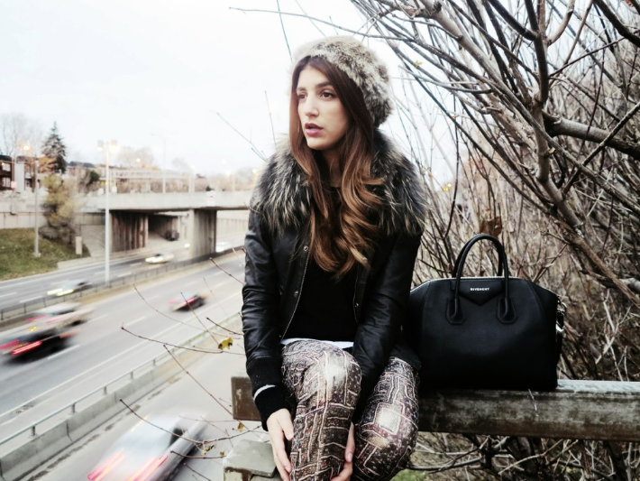 Zadig & Voltaire Rabbit Fur Hat