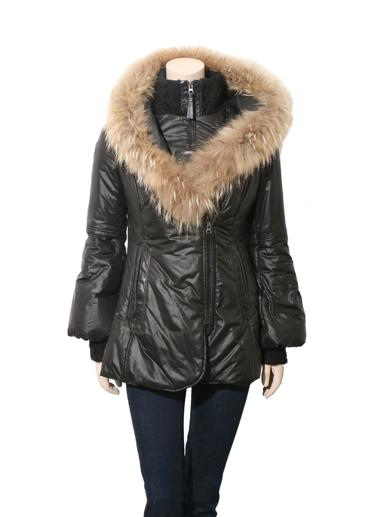 Mackage Winter Down Coat with Fur Hood