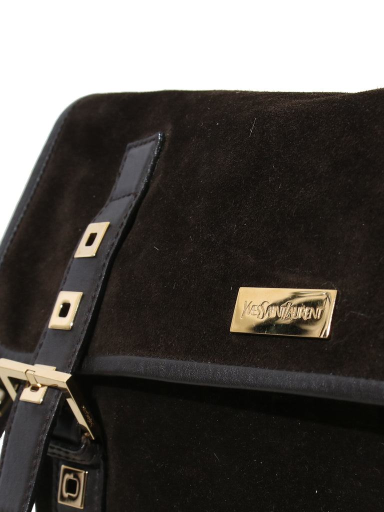 Yves Saint Laurent Suede Shoulder Bag