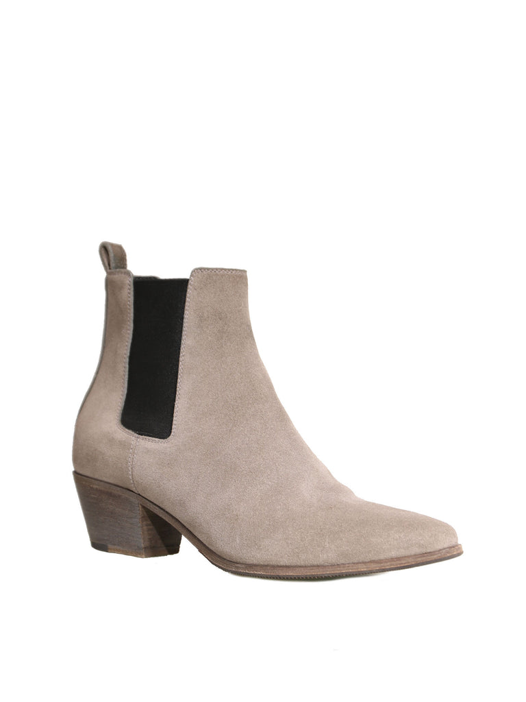 Saint Laurent Suede Ankle Boots