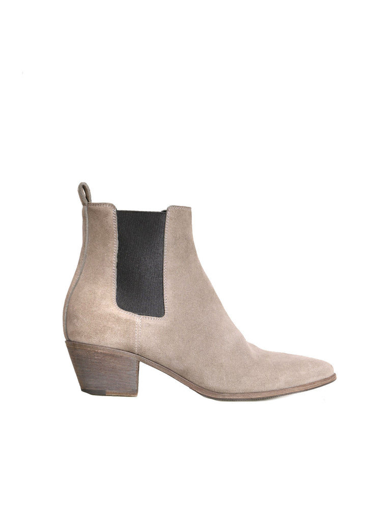 Saint Laurent Suede Ankle Boots