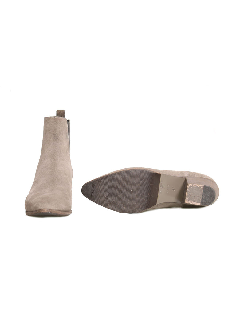 Saint Laurent Suede Ankle Boots