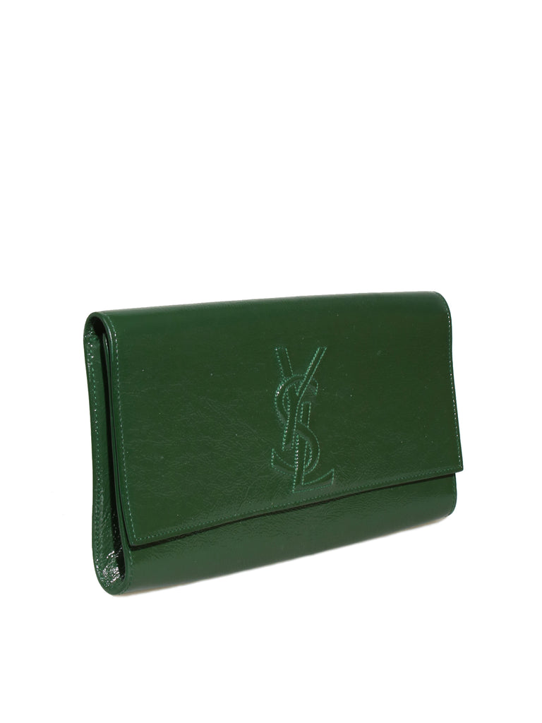 YSL Belle de Jour Patent Leather Clutch Bag