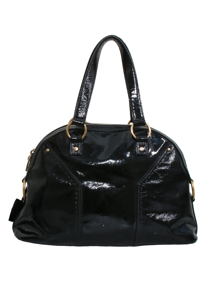 Yves Saint Laurent Patent Leather Muse Bag