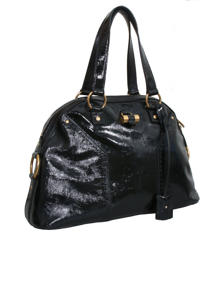 Yves Saint Laurent Patent Leather Muse Bag