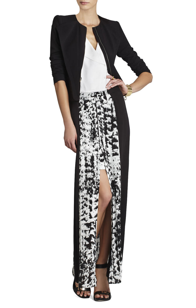 BCBG MaxAzria Jane Printed Maxi Skirt