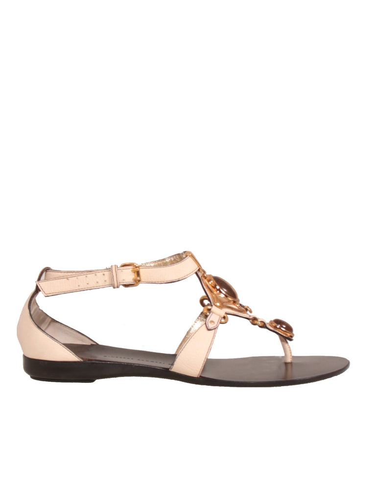 Giuseppe Zanotti Embellished Leather Sandals