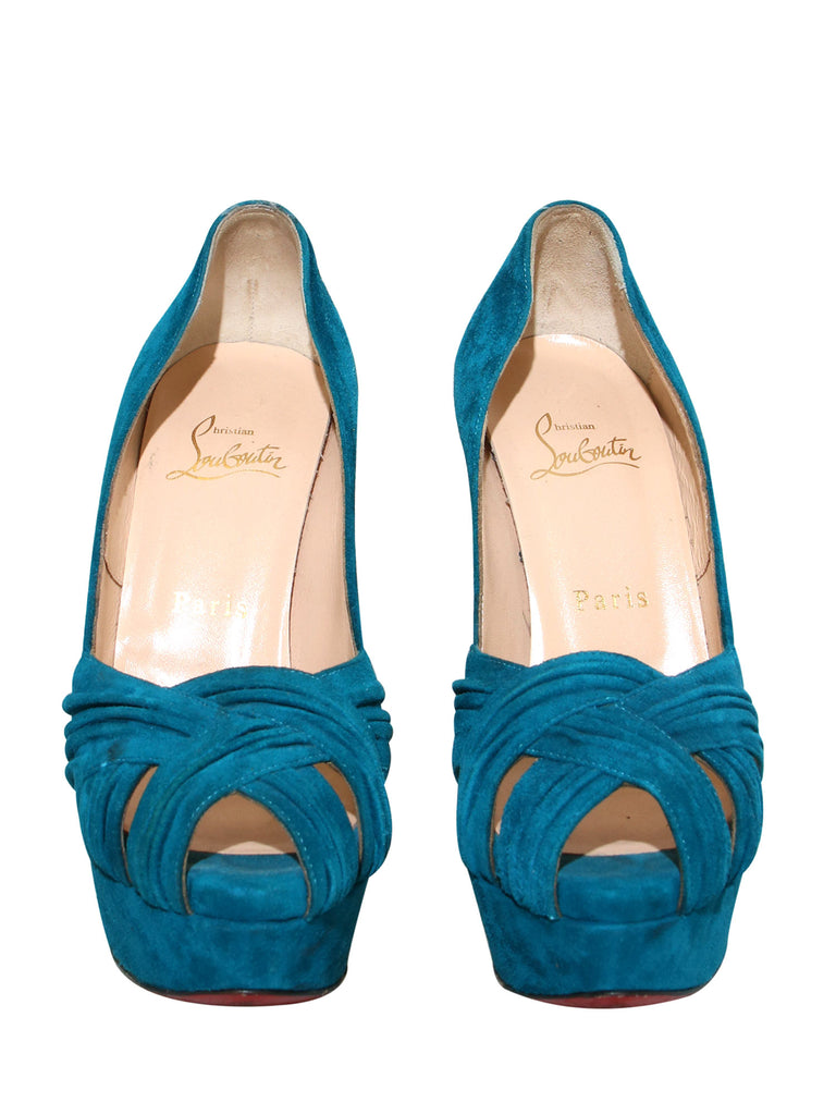 Christian Louboutin Aborina Suede Pumps