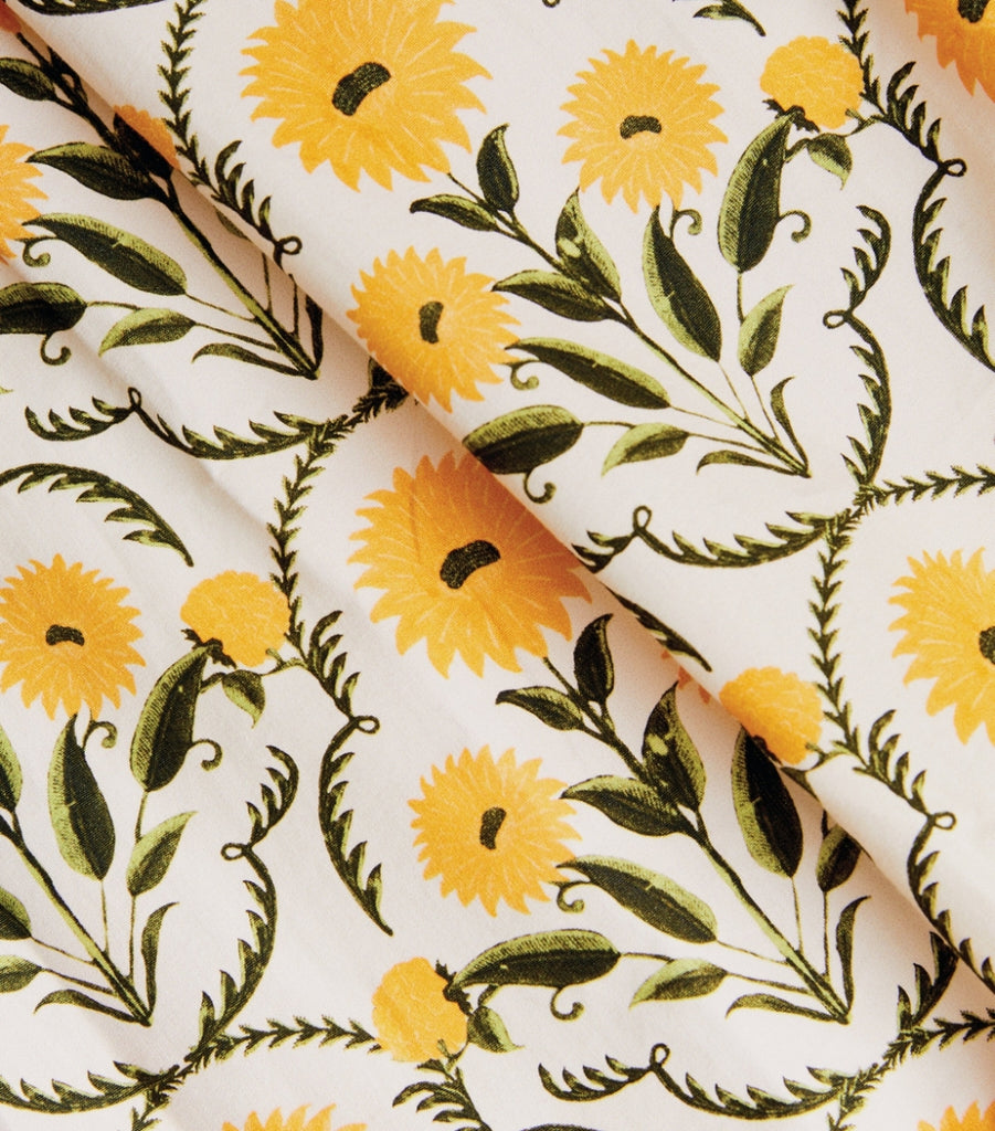 Naranja Mimosa Print Maxi Dress