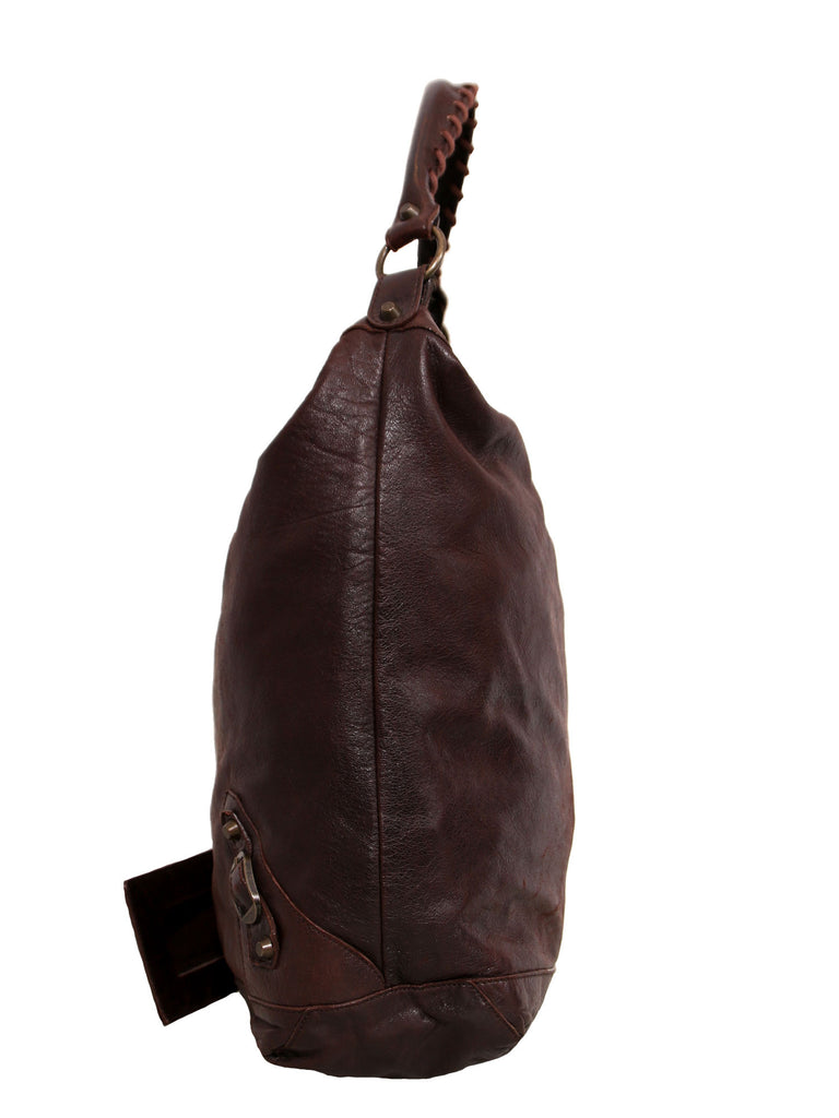 Balenciaga Motocross Classic Day Leather Hobo