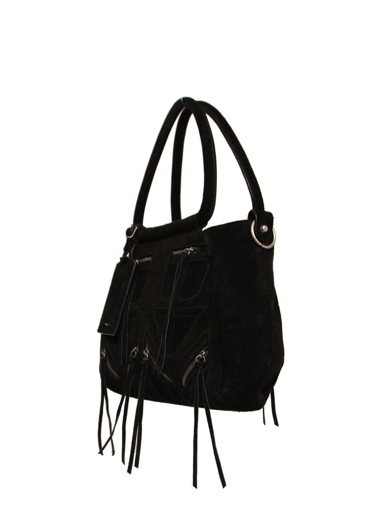 Balenciaga Suede Fringe Bag