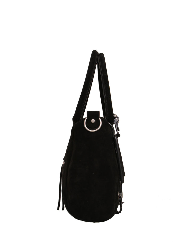 Balenciaga Suede Fringe Bag