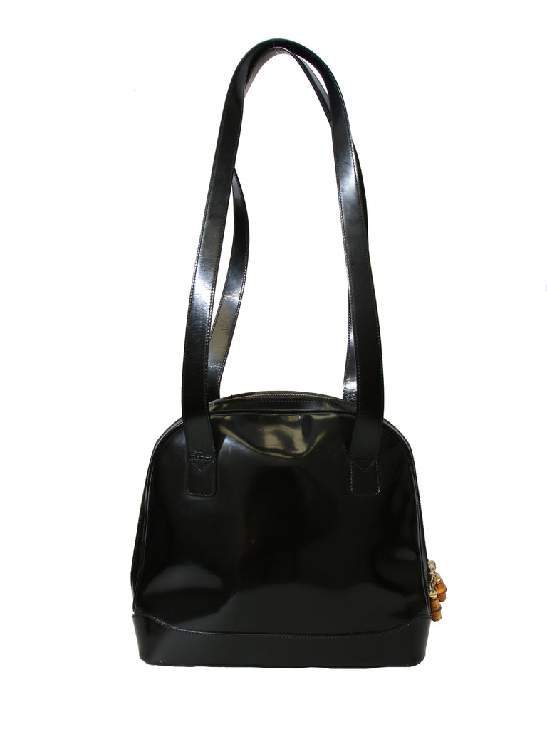 Gucci Vintage Patent Leather Shoulder Bag