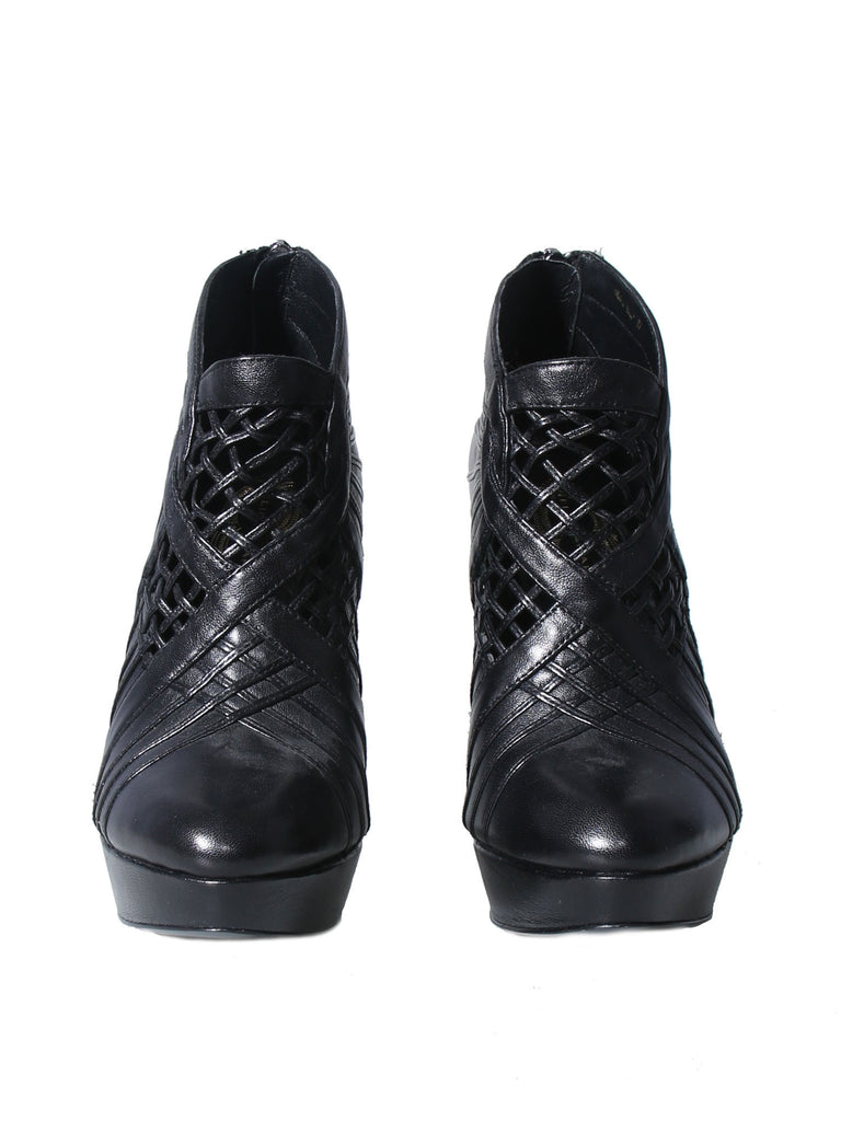 Elie Tahari Leather Booties
