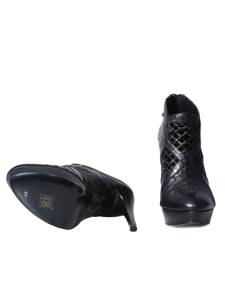 Elie Tahari Leather Booties