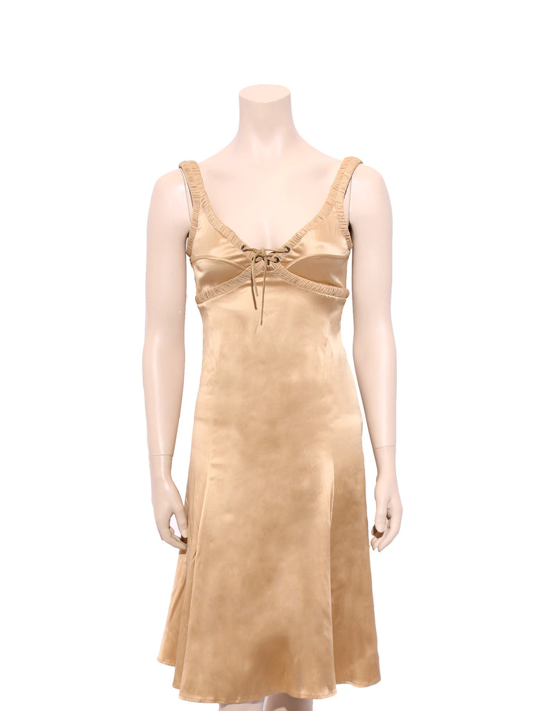 Just Cavalli Lace-Up Dress