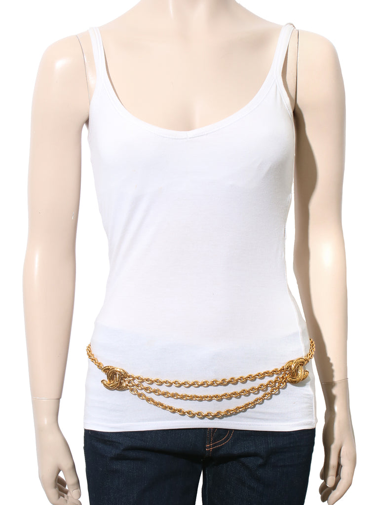 Chanel Vintage CC Chain-Link Belt