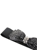 Malene Birger Studded Bow Waist Belt