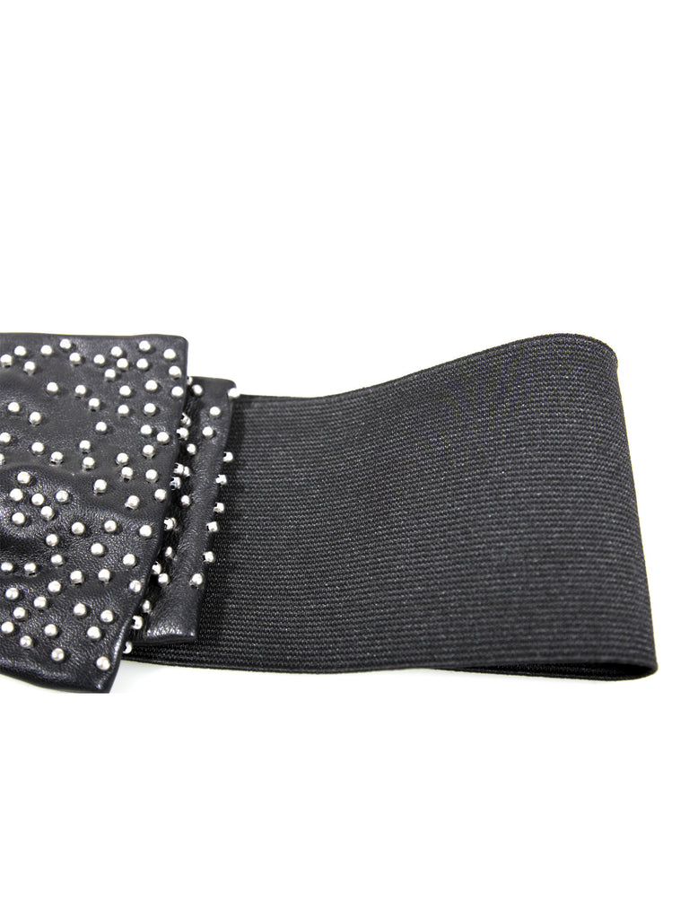 Malene Birger Studded Bow Waist Belt