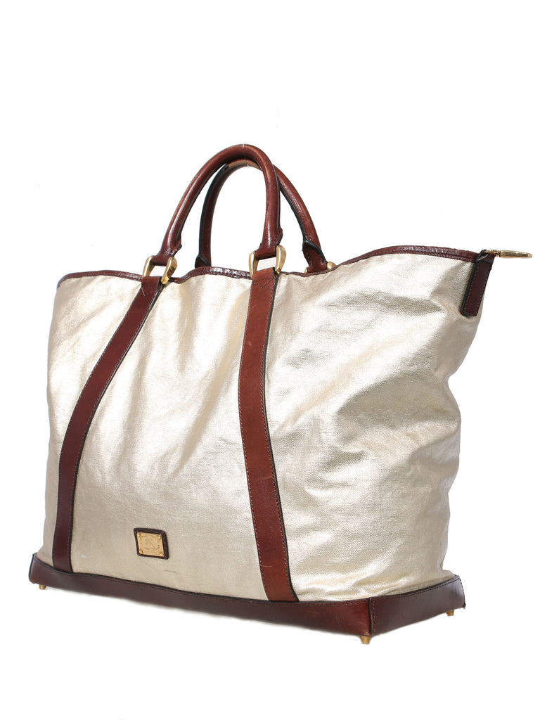 Burberry Metallic Tote Bag
