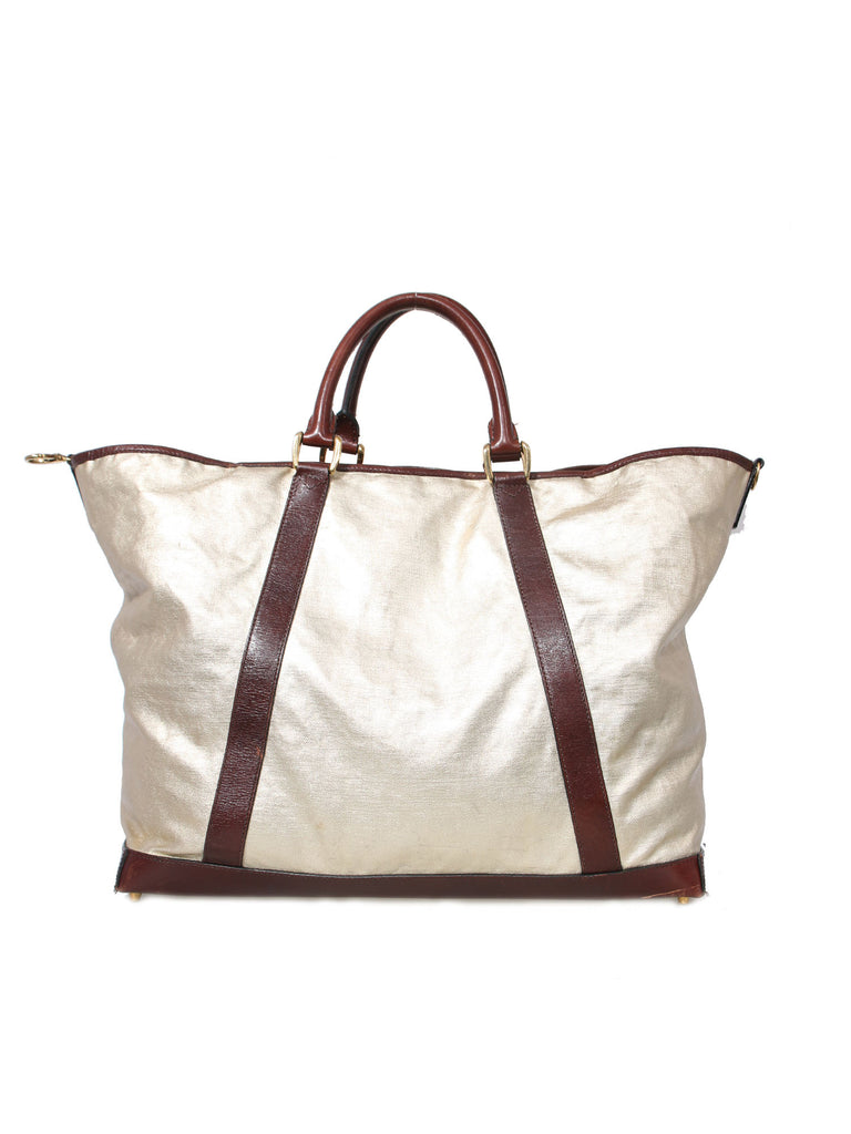 Burberry Metallic Tote Bag