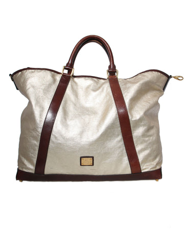 Burberry Metallic Tote Bag