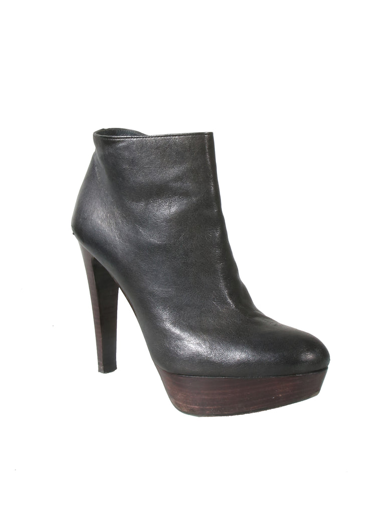 Stuart Weitzman Platform Leather Booties