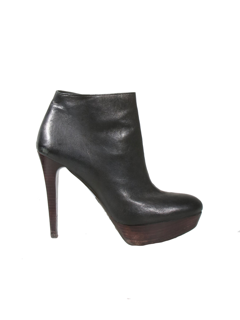 Stuart Weitzman Platform Leather Booties