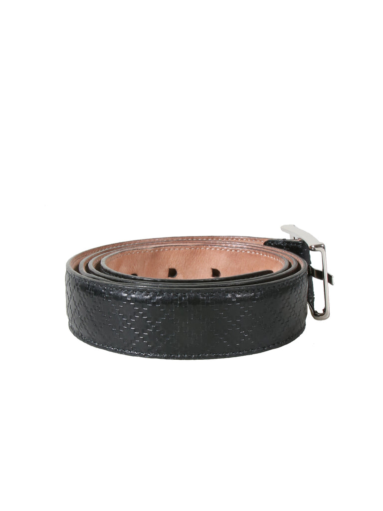 Gucci Embossed Leather Belt