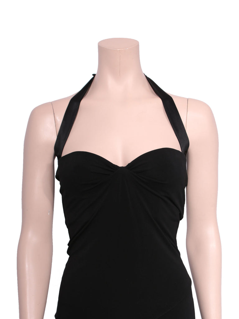 Roberto Cavalli Halter Bustier Dress