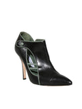 Manolo Blahnik Pointed Leather Booties
