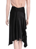Gucci Silk Cutout Skirt