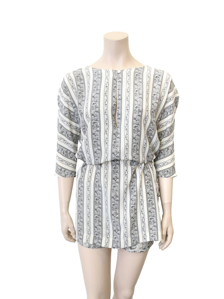 Elizabeth and James Printed Silk Shorts