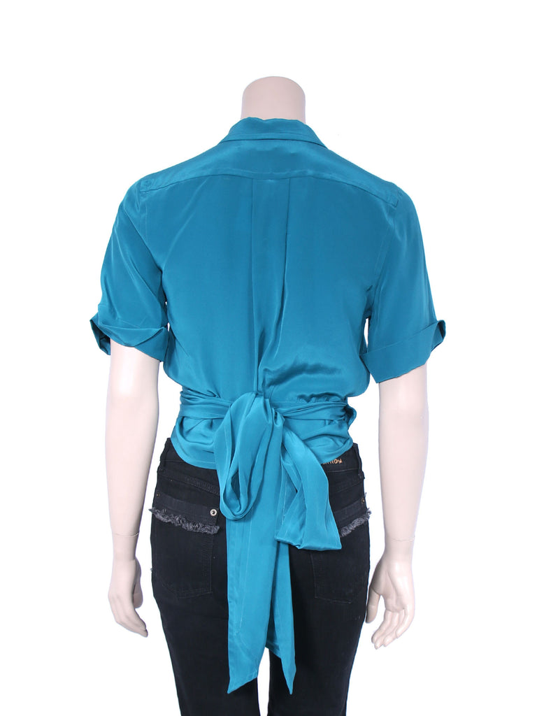 Marc by Marc Jacobs Silk Wrap Top