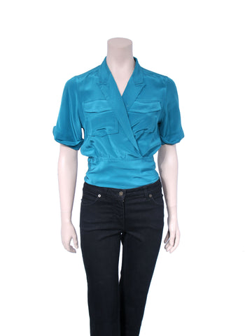 Marc by Marc Jacobs Silk Wrap Top