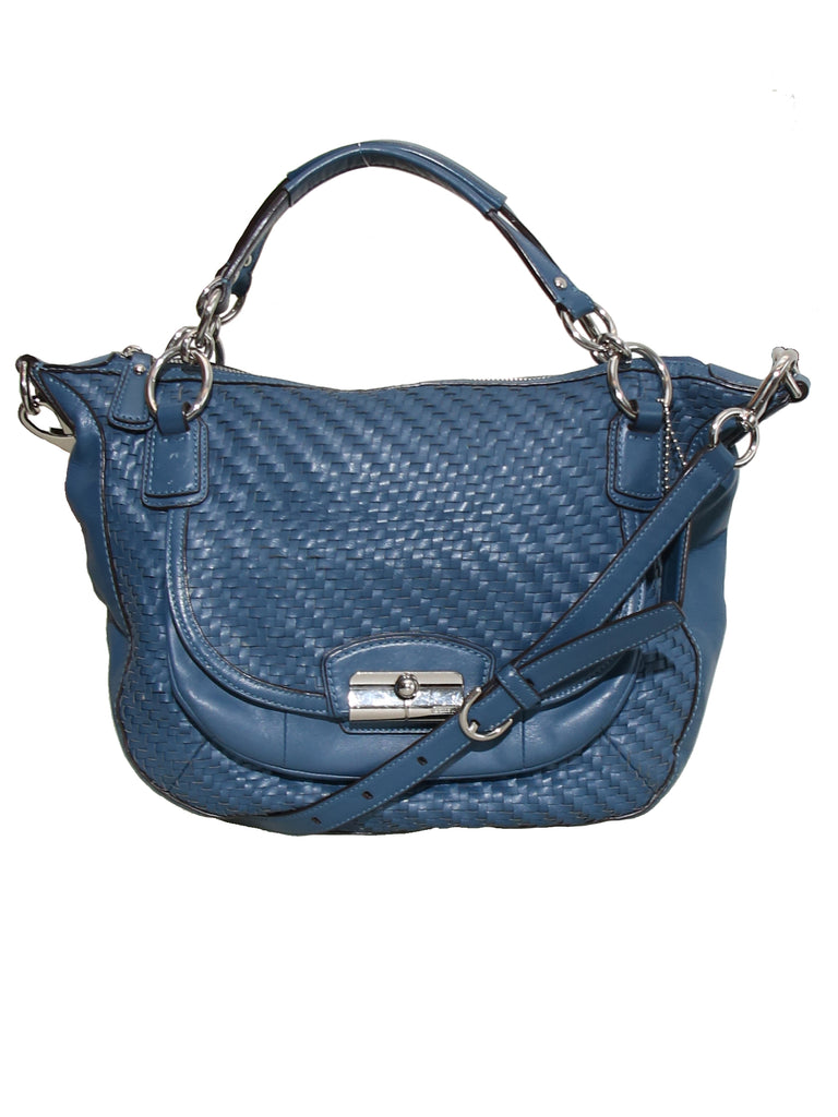 Coach Woven Leather Bag