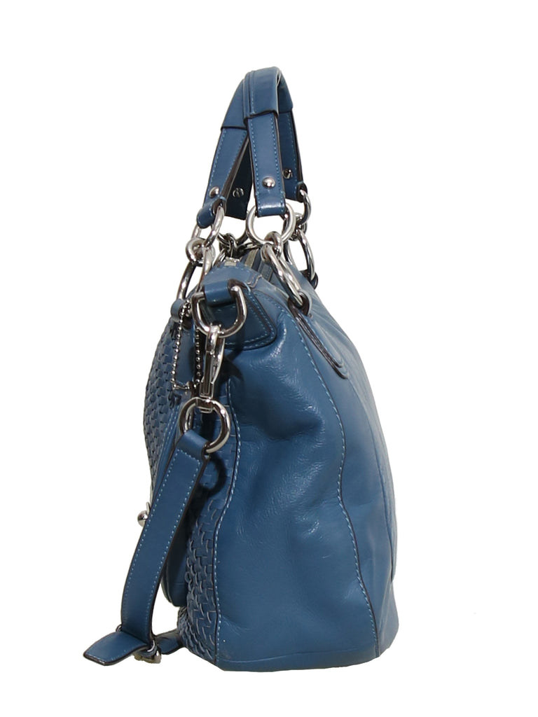 Coach Woven Leather Bag