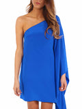 Jay Godfrey Exclusive Paradis Silk Jersey One-Shoulder Dress