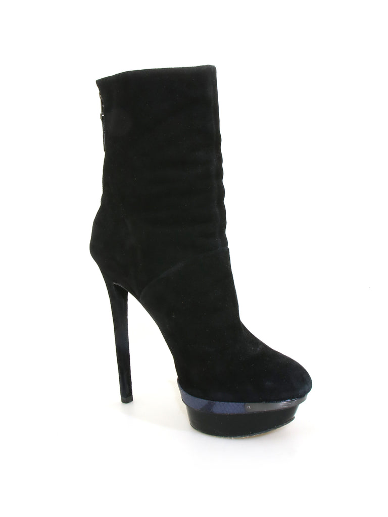 Brian Atwood Suede Platform Boots