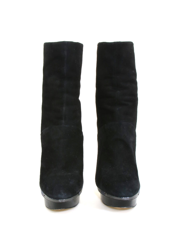 Brian Atwood Suede Platform Boots