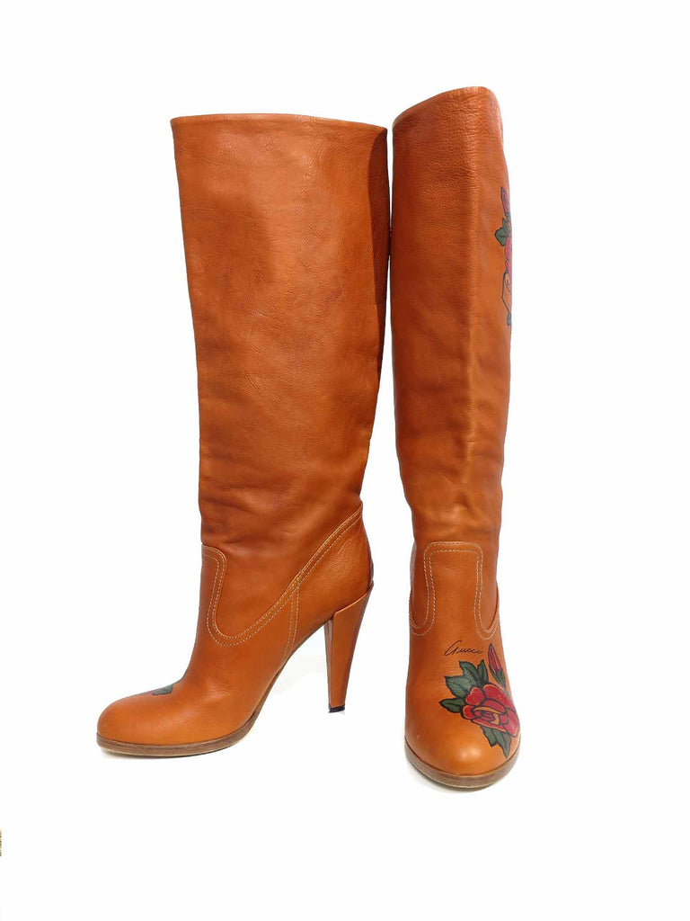 Gucci Leather Boots