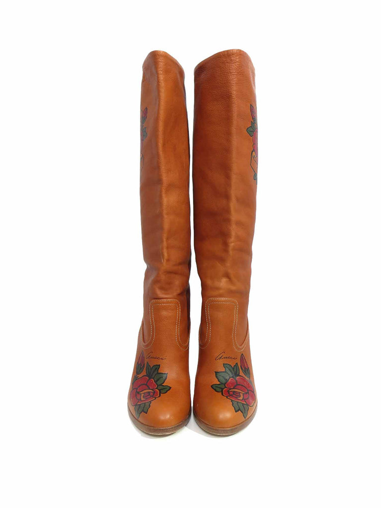 Gucci Leather Boots