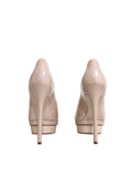 Brian Atwood Iridescent Peep-Toe Pumps