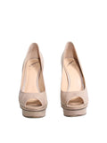 Brian Atwood Iridescent Peep-Toe Pumps